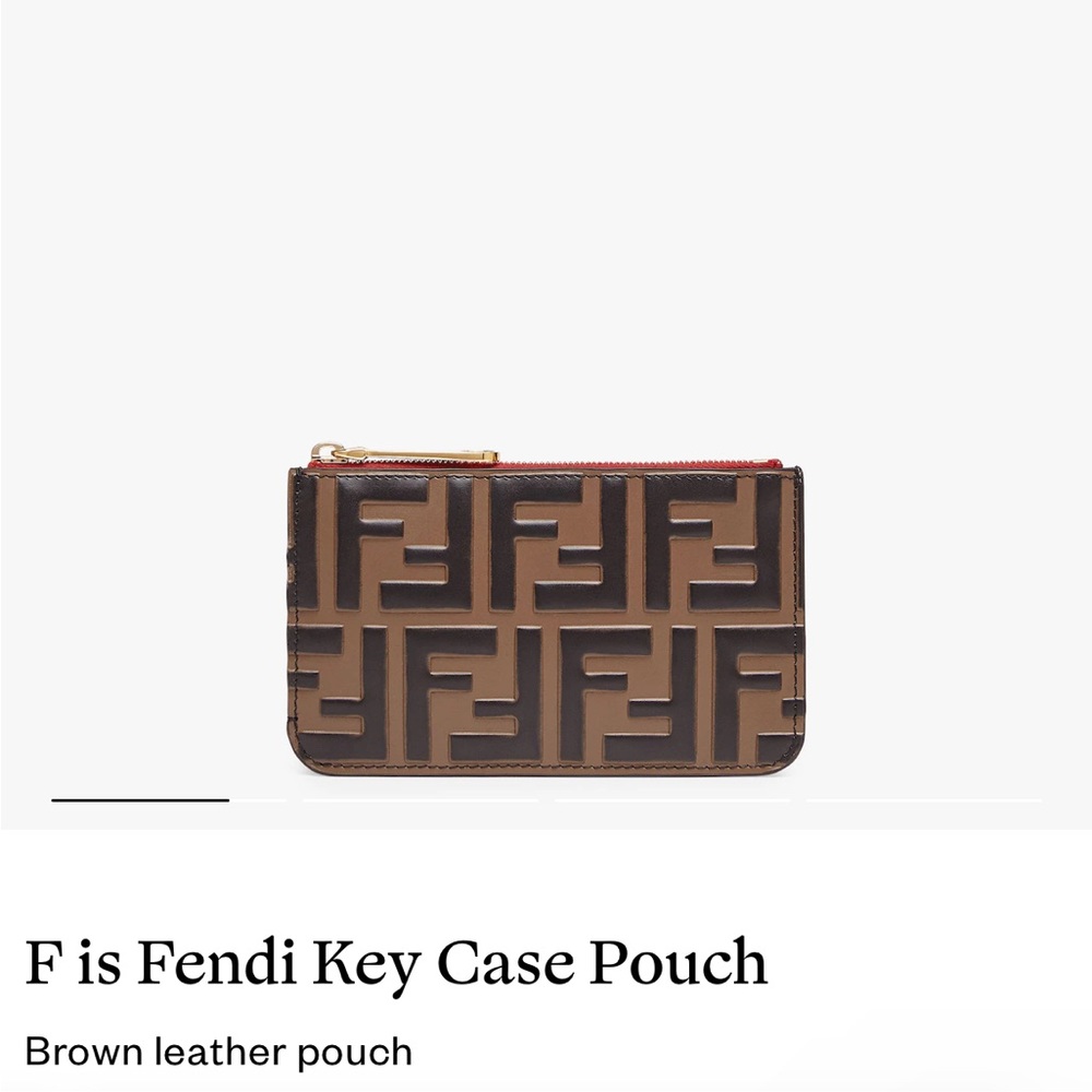 F is fendi card holder key wallet